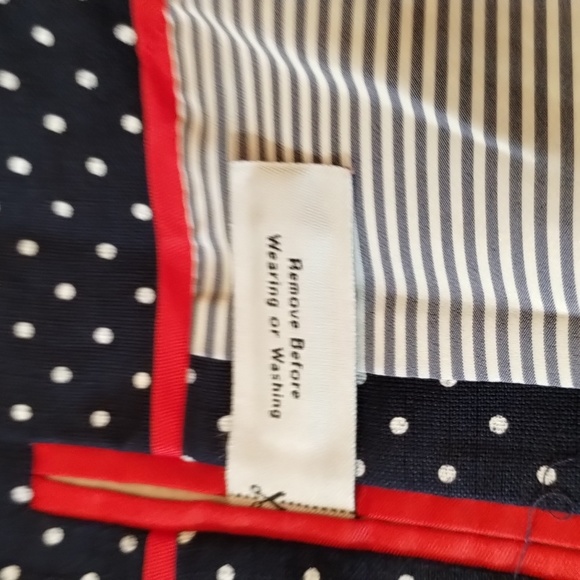 JCrew Polka Dot Regeant Navy Blazer - Picture 10 of 12